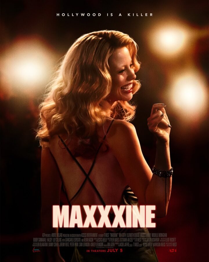 MaXXXine | Mia Goth é uma estrela no novo pôster do filme