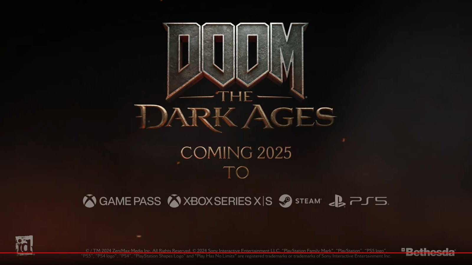 imagem de anúncio de doom the dark ages