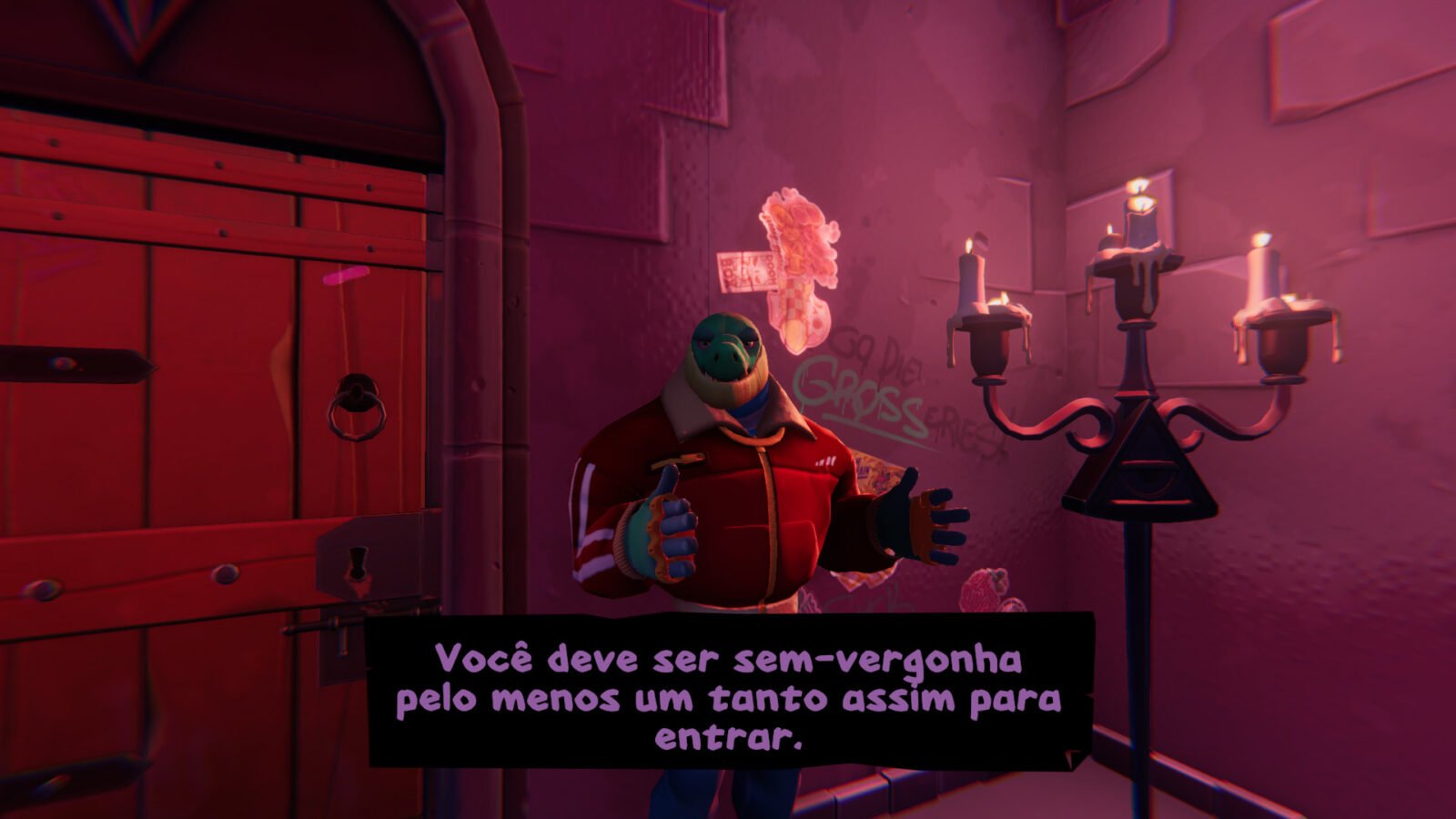 Screenshot de um nível do jogo.