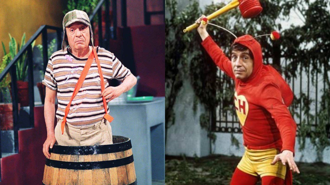 imagens de Chaves e Chapolin.