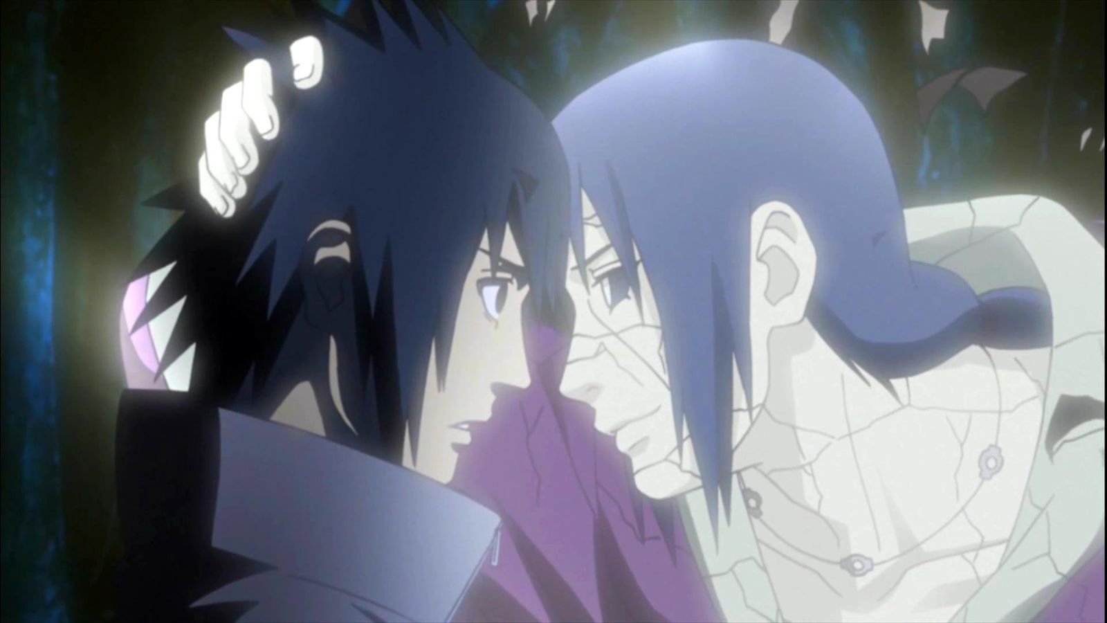 Itachi despede-se de Sasuke