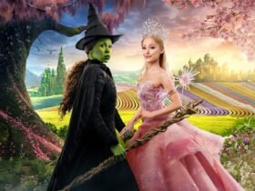 Cynthia Erivo como Elphaba e Ariana Grade como Glinda em imagem promocional de Wicked (2024) | Foto: Reprodução/Divulgação