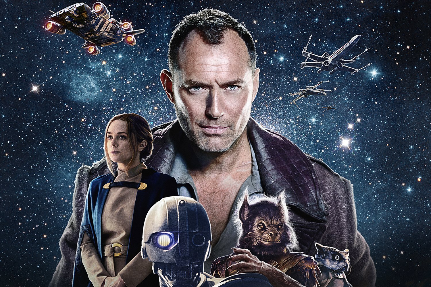 Jude Law no poster de Skeleton Crew