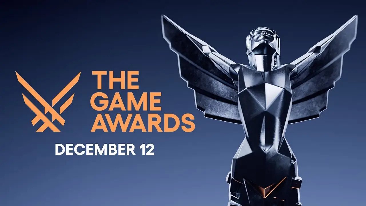 The Game Awards 2024, com imagem do troféu e a data, 12 de dezembro.