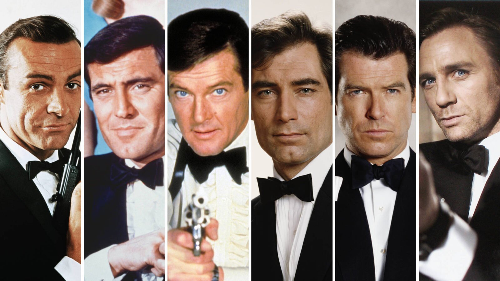 Todos os James Bond da franquia 007