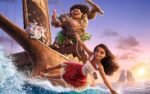 Moana e Maui em poster