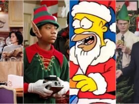 cenas de episódios de natal de séries