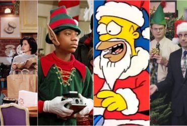 cenas de episódios de natal de séries