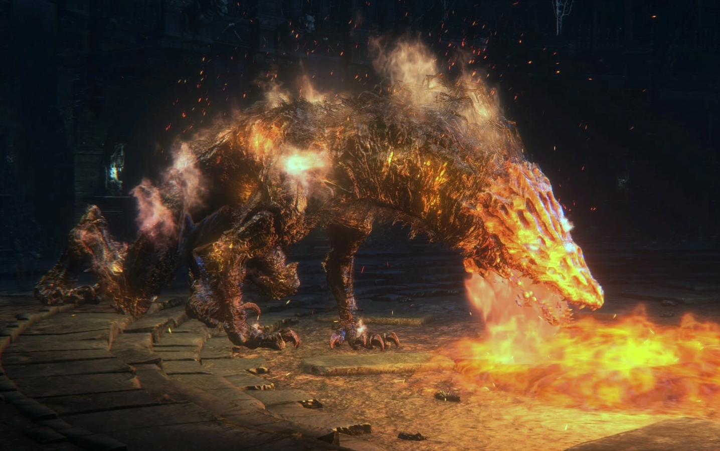 O cão da guarda é um dos chefes mais difíceis de Bloodborne