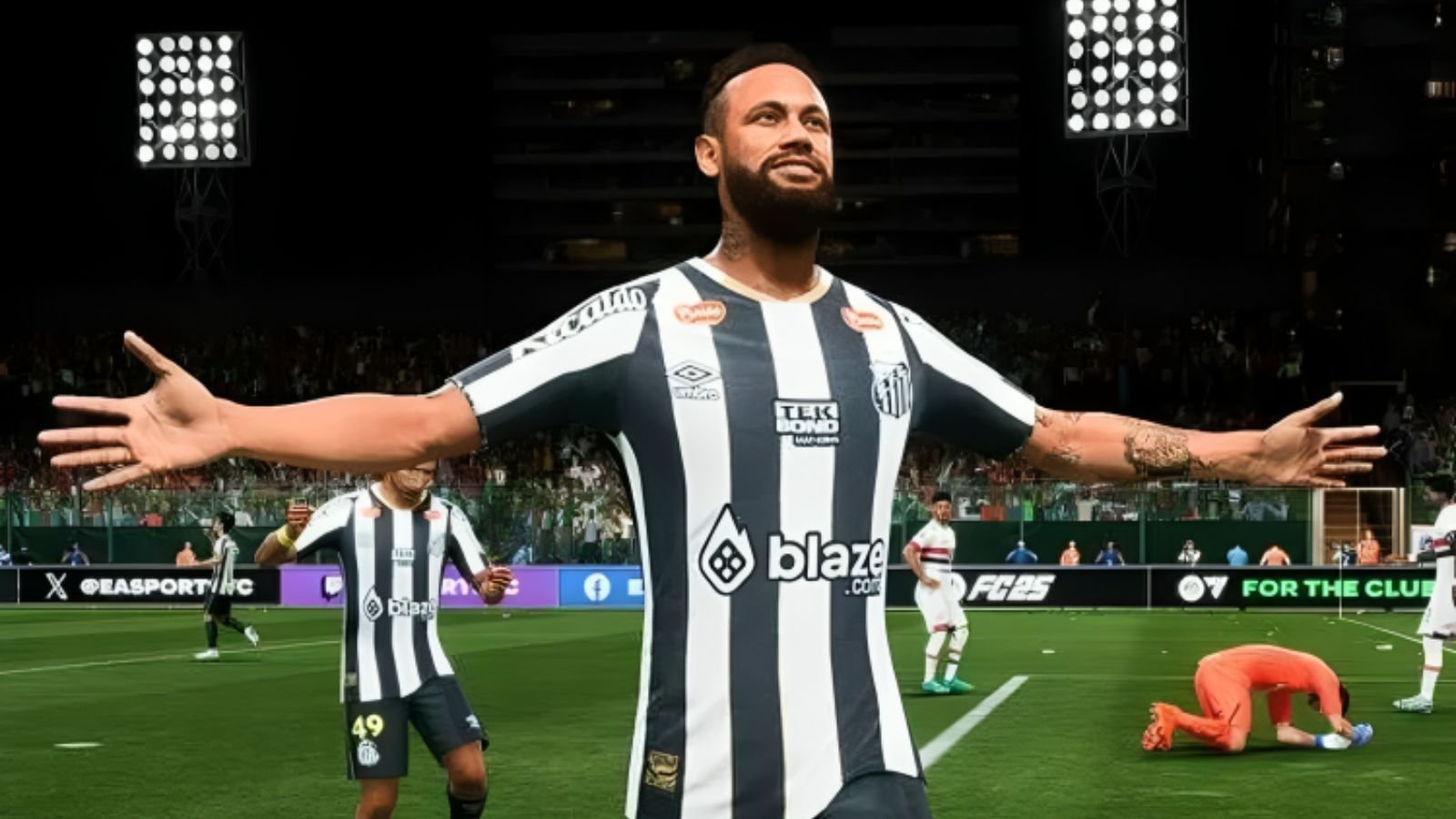 neymar no santos ea sports fc 25