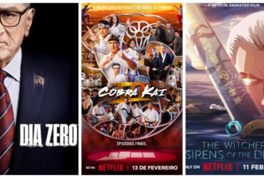 Imagem mostrando os principais lançamentos de fevereiro na netflix
