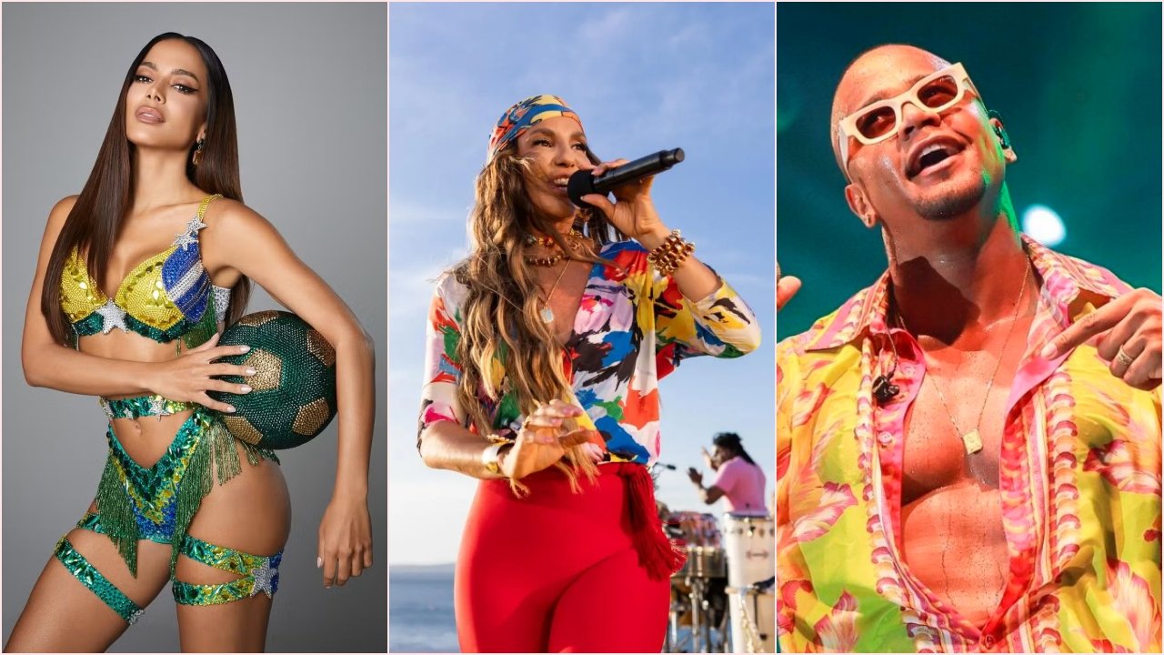 Anitta, Ivete Sangalo e Leo Santana