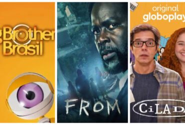 Imagem mostrando os priincipais lançamentos do globoplay em fevereiro