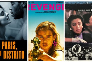 Capa com três dos principais lançamentos no mubi em fevereiro