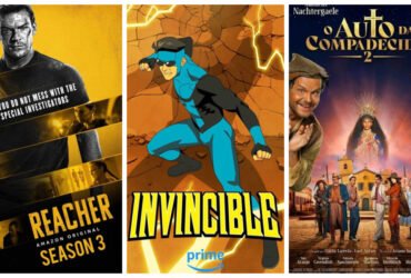 Capa com os principais lançamento no Prime em fevereiro