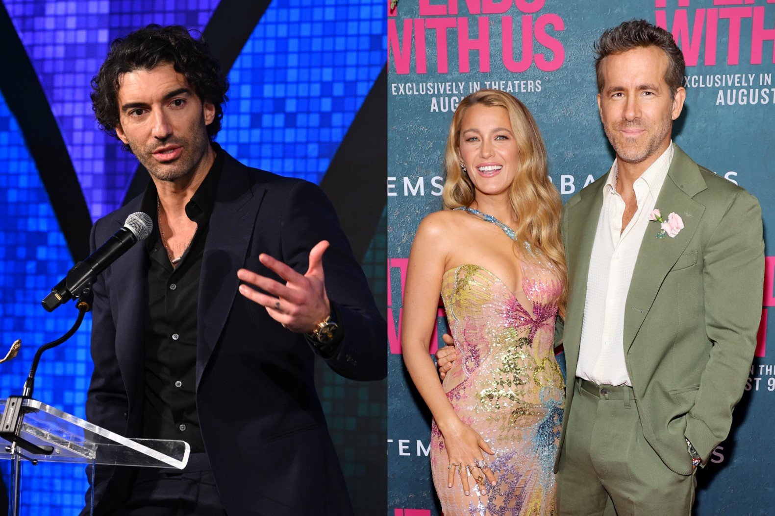 Justin Baldoni, Blake Lively e Ryan Renolds