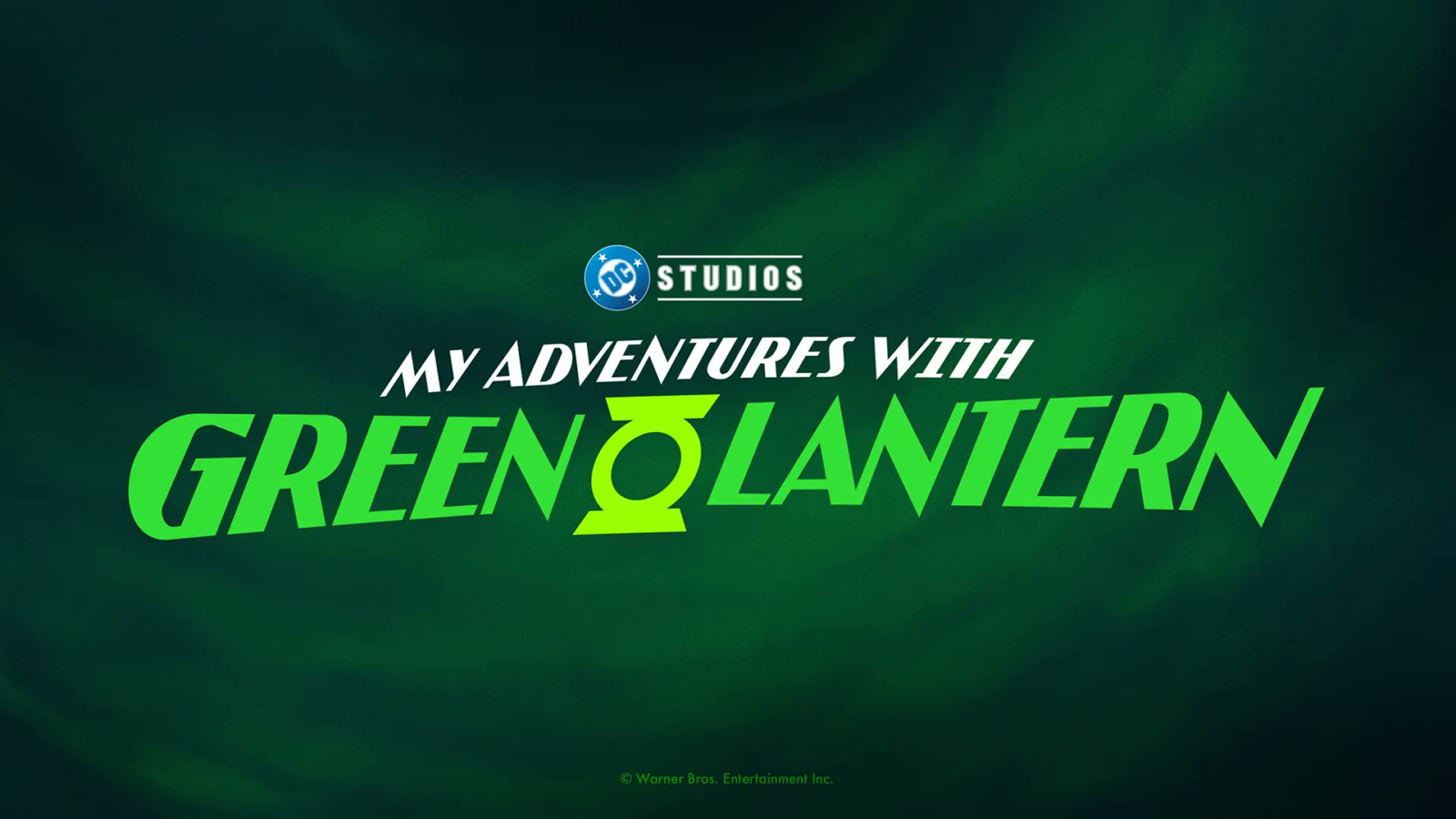 Logo oficial da série animada do Lanterna Verde