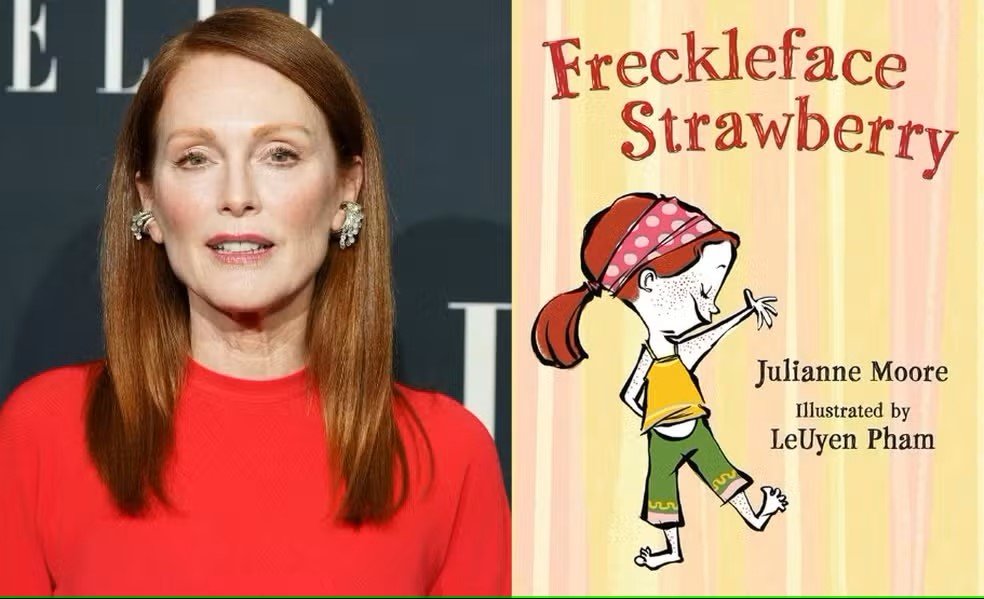 Julianne Moore e seu livro infantil.