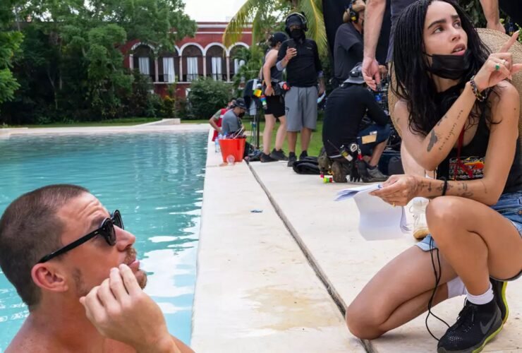 Zoe Kravitz dirigindo o filme Pisque Duas Vezes via EW