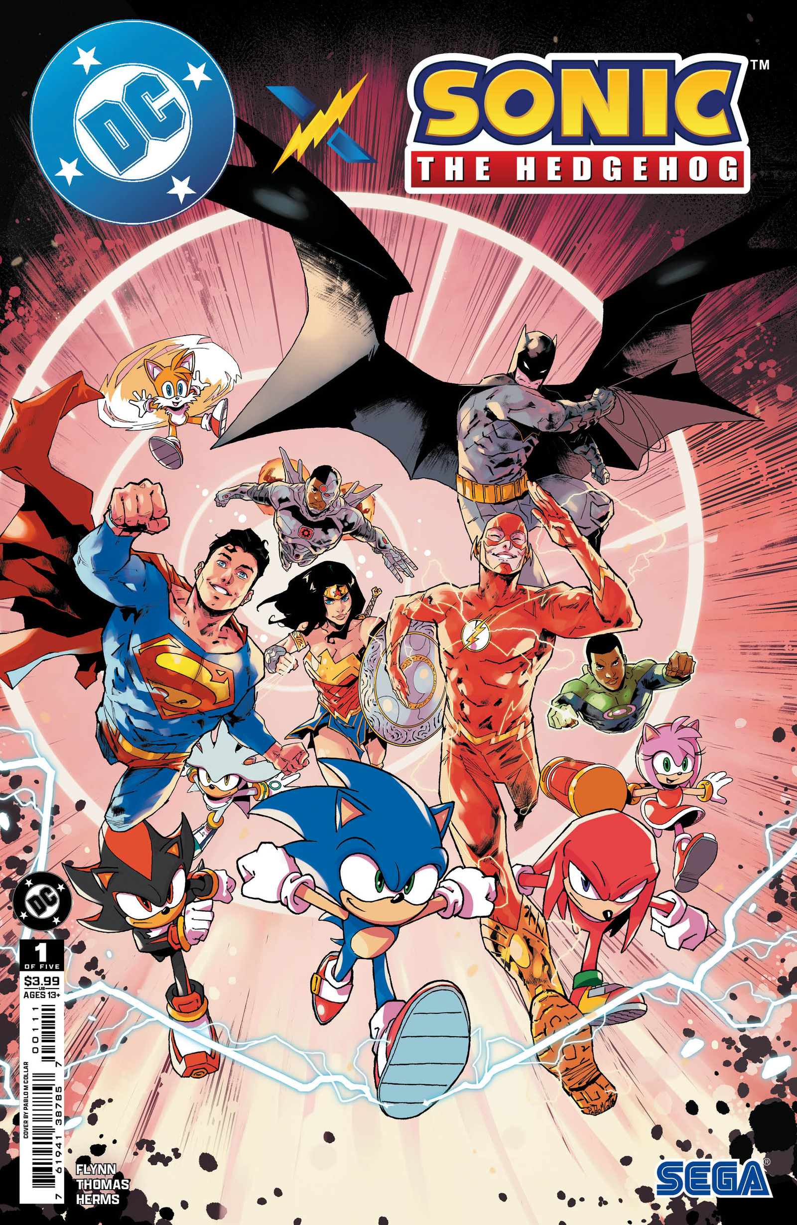 DC x Sonic the Hedgehog | Crossover épico chega aos quadrinhos