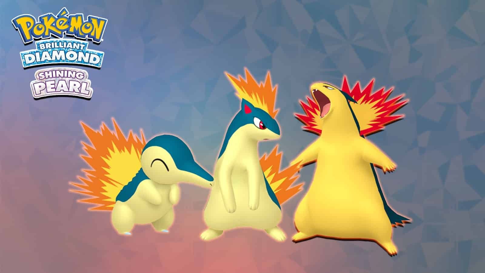 pokémon cyndaquil linha evolutiva