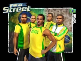 Jogadores no jogo FIFA Street