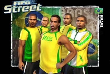 Jogadores no jogo FIFA Street