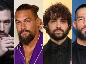 Andrew Koji, Jason Momoa, Noah Centineo e Roman Reigns