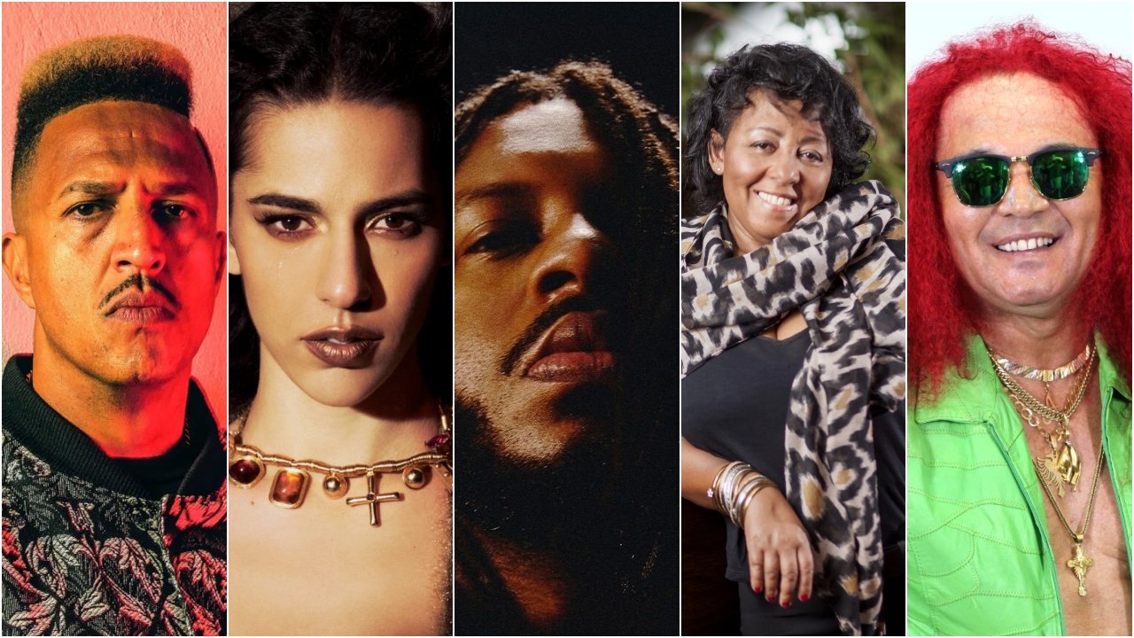 Mano Brown, Marina Sena, BK, Evinha e Wanderley Andrade