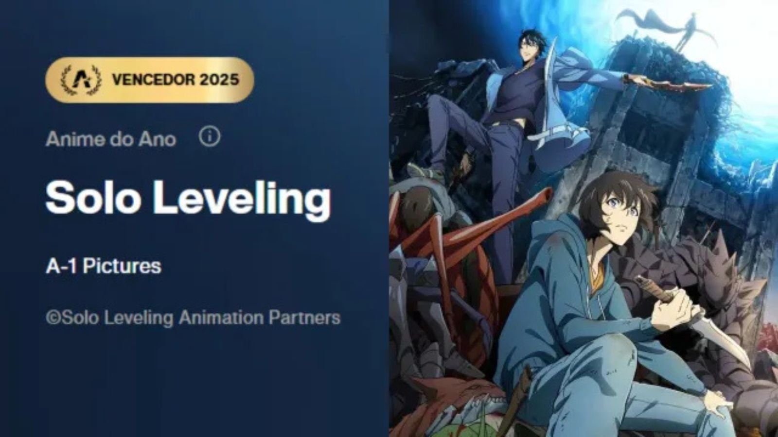 anime awards 2025 solo leveling anime do ano 2025