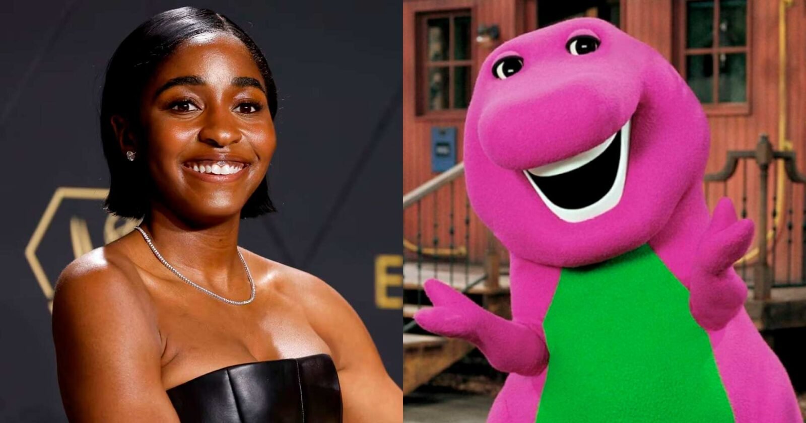 Ayo Edebiri diz que será roteirista do filme do personagem infantil Barney, produzido pela A24