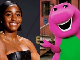 Ayo Edebiri diz que será roteirista do filme do personagem infantil Barney, produzido pela A24