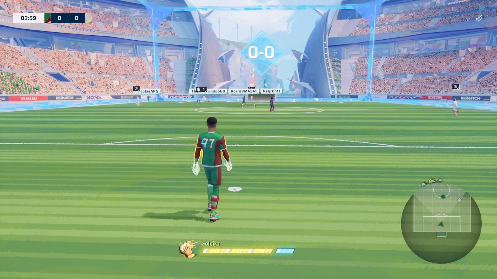 rematch goleiro