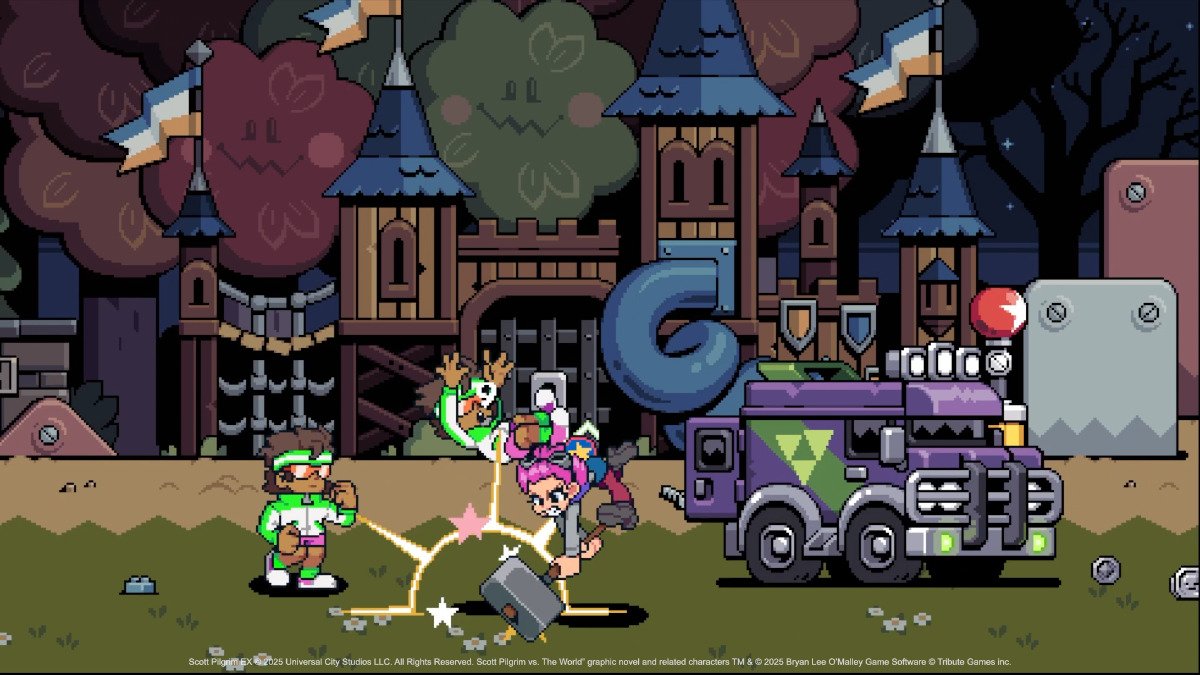 Scott Pilgrim EX gameplay