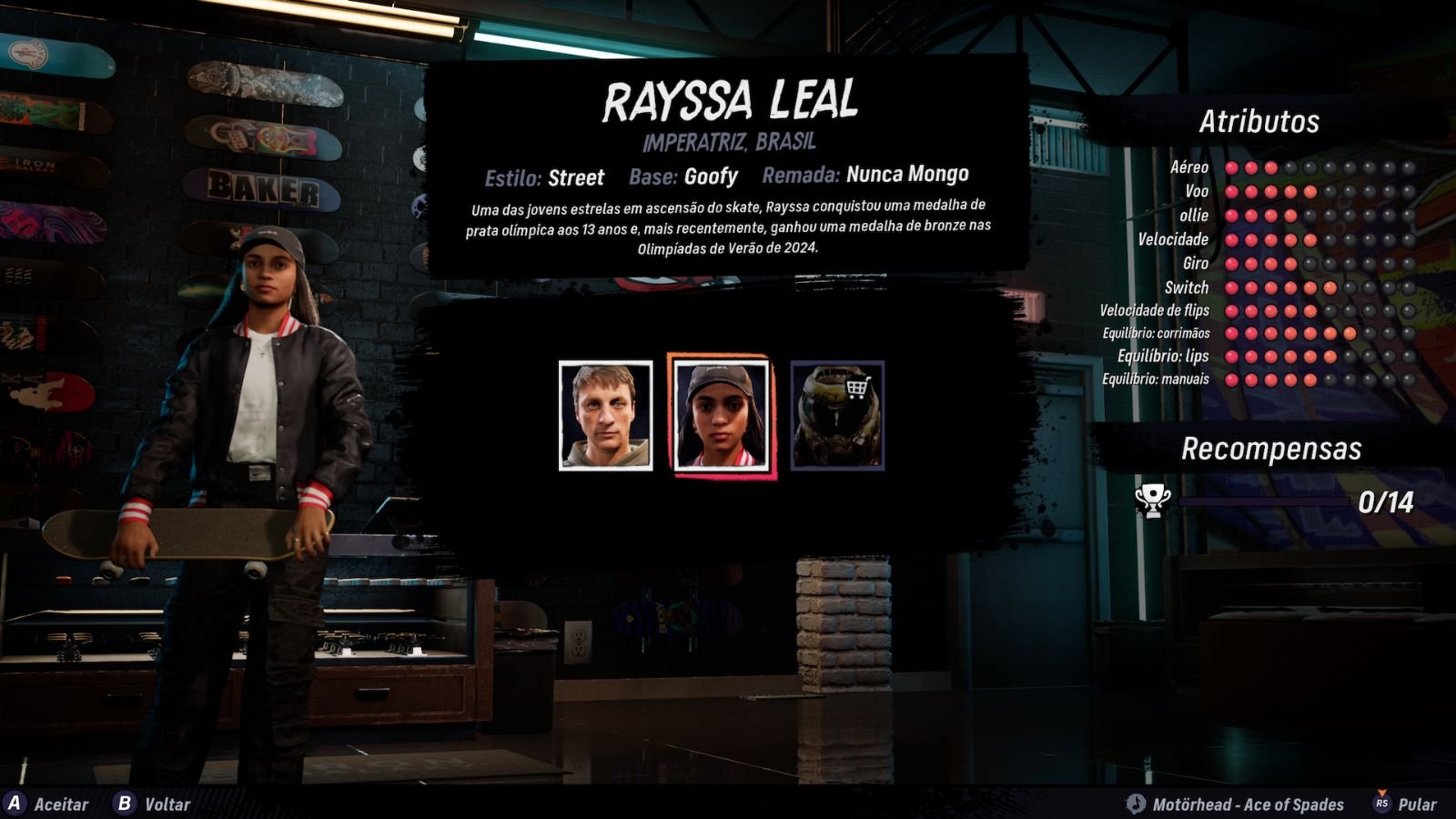 Tony Hawk's Pro Skater 3+4 Rayssa leal