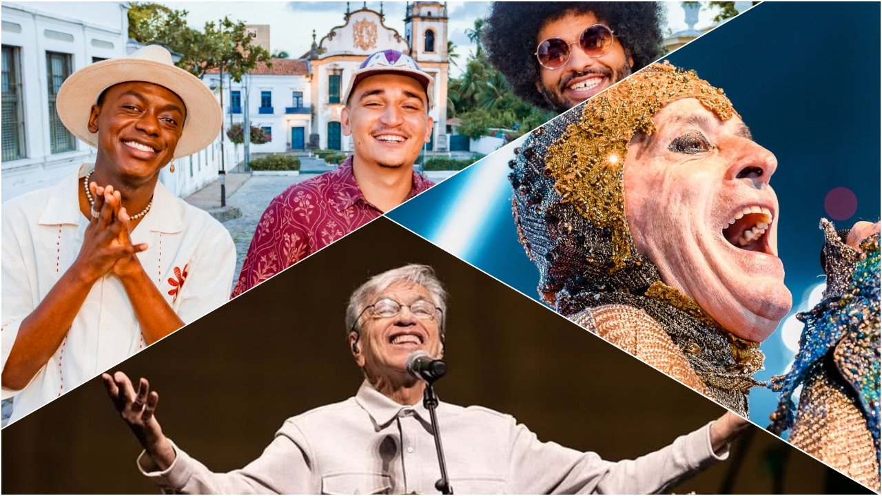 Dominguinho, Caetano Veloso e Ney Matogrosso