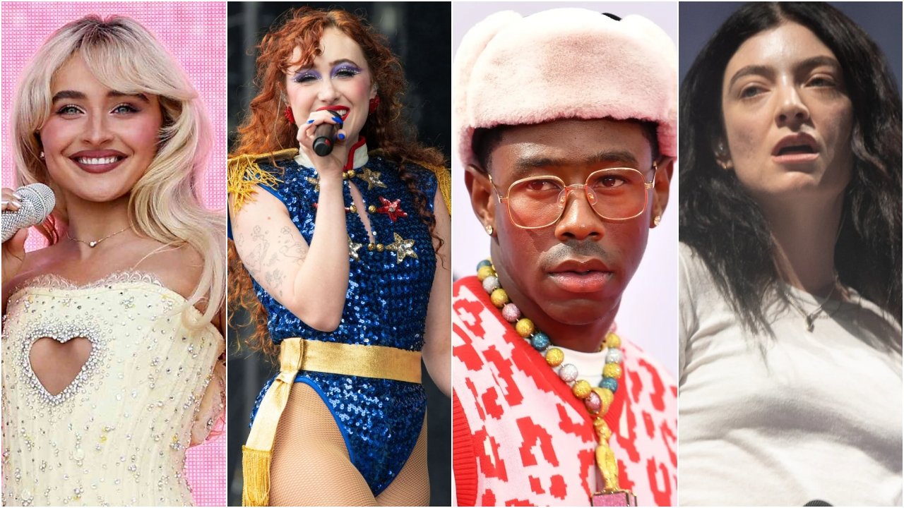 Sabrina Carpenter, Chapell Roan, Tyler The Creator e Lorde.