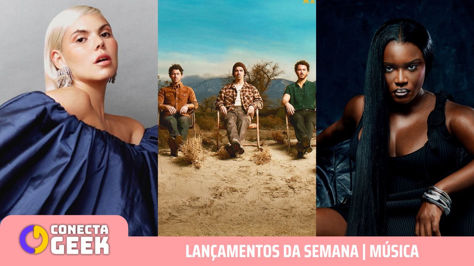 Duda Beat, Amaarae e Jonas Brothers