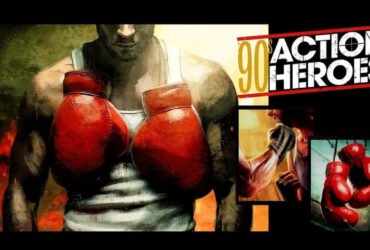 evento heróis de ação dos anos 90