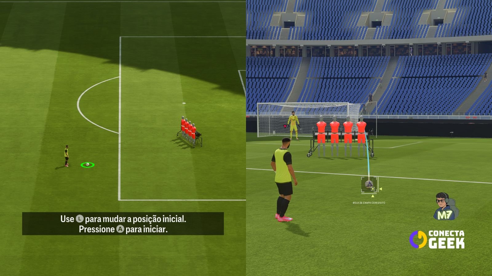 treino de faltas ea fc 25