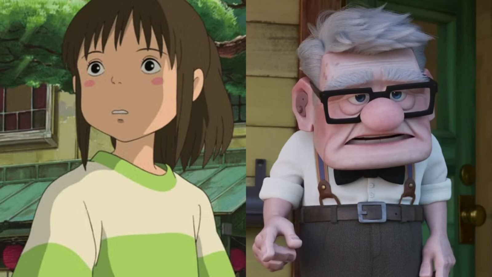 A Viagem de Chihiro e Up: Altas Aventuras.