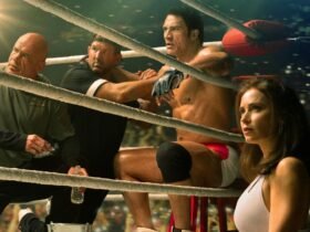 Dwayne Johnson como Mark Kerr em Coração de Lutador: The Smashing Machine