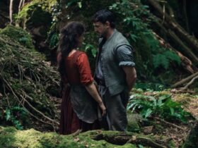 Jessie Buckley e Paul Mescal em Hamnet: A Vida Antes de Hamlet.