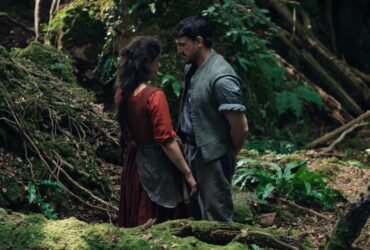 Jessie Buckley e Paul Mescal em Hamnet: A Vida Antes de Hamlet.