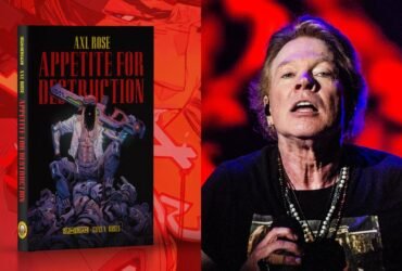 Axl Rose lança HQ cyberpunk inspirada em clássico do Guns N’ Roses
