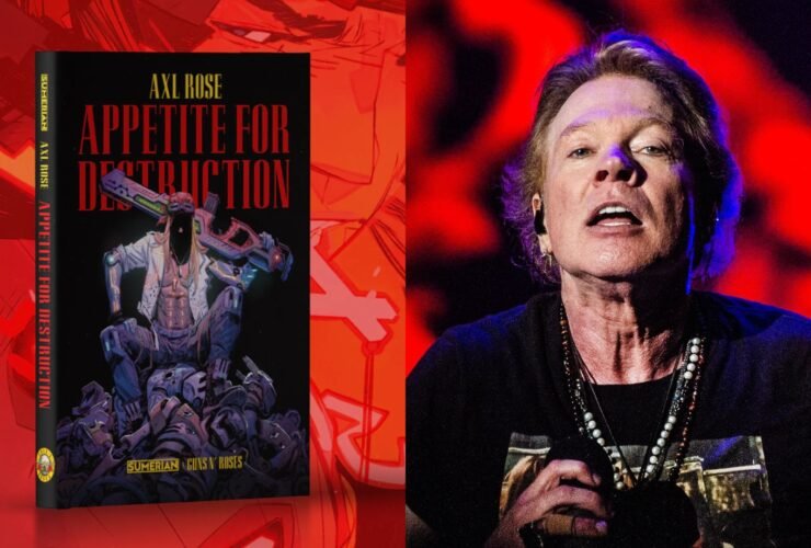 Axl Rose lança HQ cyberpunk inspirada em clássico do Guns N’ Roses