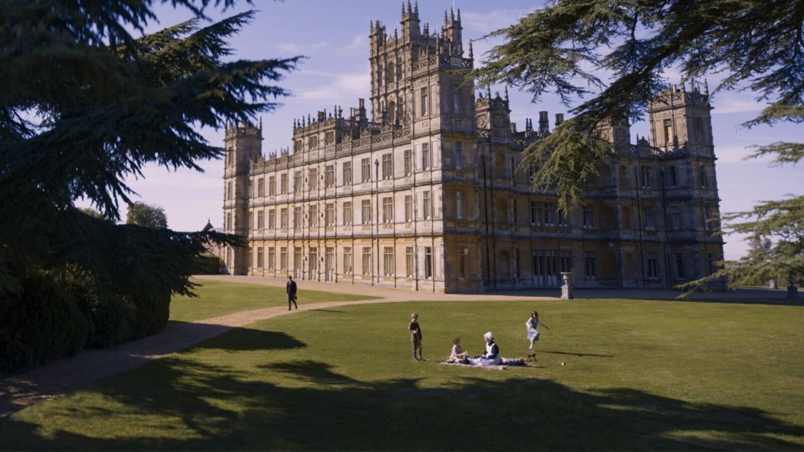 Castelo onde foi filmado a saga Downton Abbey.