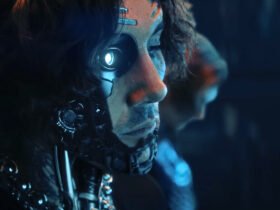 Oliver sykes, vocalista do Bring Me The Horizon no clipe, "top 10 statues that cried blood do album post human: NexGen"