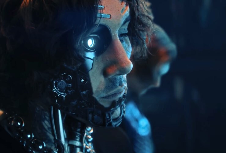 Oliver sykes, vocalista do Bring Me The Horizon no clipe, "top 10 statues that cried blood do album post human: NexGen"