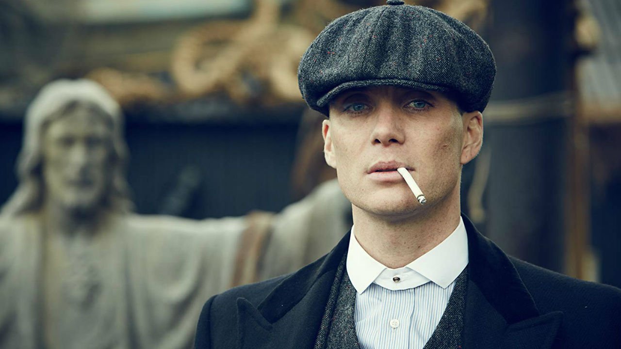 O Ator Cillian Murphy na série Peaky Blinders
